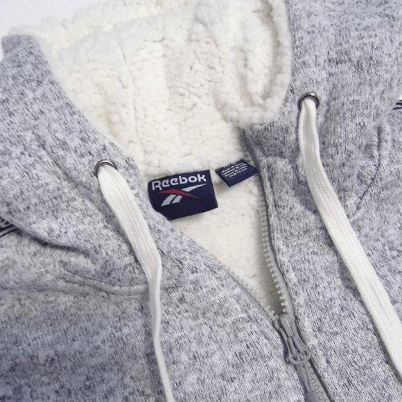 Reebok Taped HOODIE Grey NWT - Picture 3 of 12